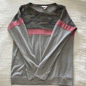 Pink Lily Sweatshirt